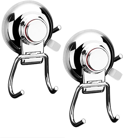 Amazon 吸盤フック 超強力 壁掛けフック 壁傷つけない 風呂 浴室 キッチン オフィス 玄関ドア用 ステンレスフック 耐荷重10kg 繰り返し使用可能 落下防止 吸盤 補助板付き 2個セット フック オンライン通販