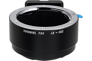 Fotodiox Pro Lens Mount Adapter, Leica R (LR, R-Series) Lenses to Sony E-Mount Mirrorless Camera Adapter - for Sony Alpha E-M