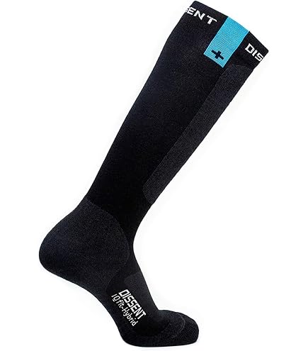 DISSENT GFX Compression Hybrid Ski Socks | Ultra-Thin Performance Backcountry Socks