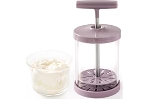 Manual Whipping Cream Dispenser Handheld DIY Whipped Cream Dispenser Professional Cream Whipper Maker for Shop Kitchen Salad 