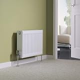 Milano Compact White Type 22 Horizontal Double Panel Convector Radiator 400x600 view 2