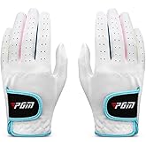 WIGERLON Kids Golf Gloves,Youth Golf Glove for Gilrls and Boys,Junior Golf Glove for Left Hand and Right Hand(2pcs)