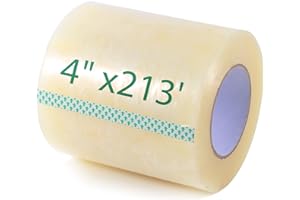 Pueatte Greenhouse Repair Tape, 6.3 mil Thickness Greenhouse Plastic Tape, Clear UV Resistant Greenhouse Sheeting Coverings Film Tape(4inX213ft)
