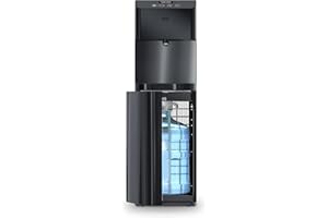 Brio CLBL720SCBLK Moderna Self Cleaning Bottom Load Hot, Cold & Room Water Cooler - New Black Stainless Steel - Tri Temp W/Touch Dispenser Feature