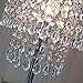 Hsyile Lighting KU300152 Crystal Chandelier For Bedroom Nightstand Table Lamp,Finish Chrome,1 Light