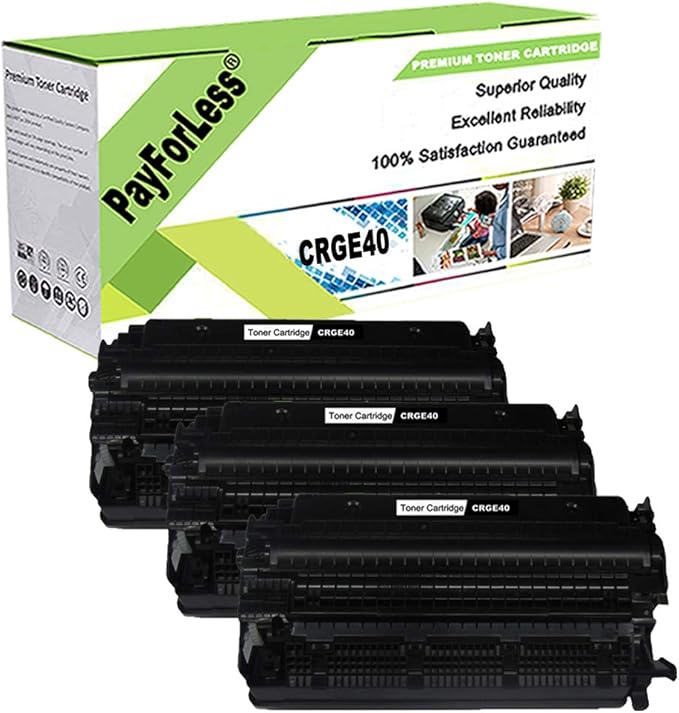 PayForLess Compatible Toner Cartridge E40 E20 Black 3PK