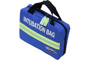Kemp USA 14" Royal Blue, Black, and Green Outdoor Intubation Bag