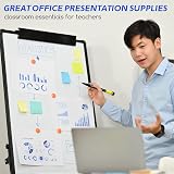 CNMTCCO 12 Magnetic Whiteboard Markers & Eraser Set Fine Tip Dry Wipe Pens view 4