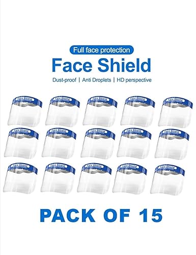 Proniks Face shield safety mask (15 pcs pack) cap 300 micron product