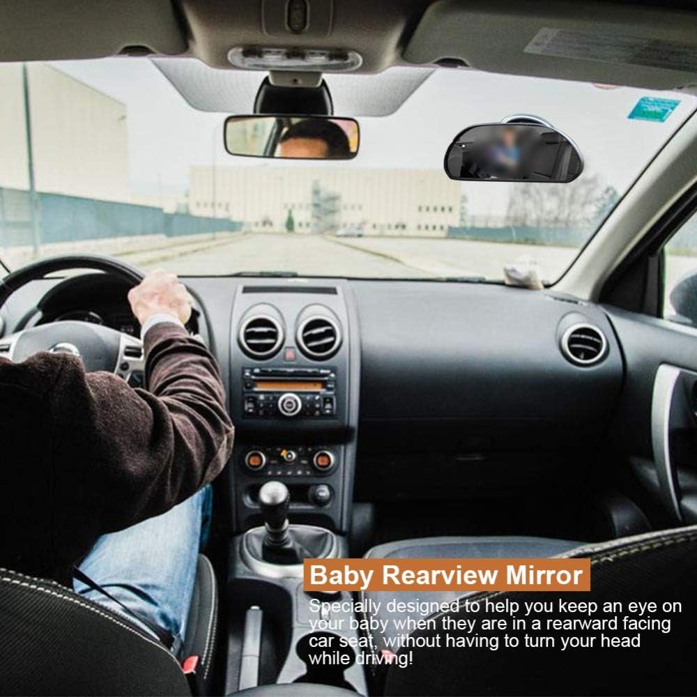 Miroirs Auto Bebes Bebe Puericulture Peut Etre Tourne A 360 Miroir Auto Bebe R Eacu Airymap Auto Pour Bebe Miroir 2 En 1 Retroviseur De Surveillance Reglable Retroviseur Interieur Pour Bebe Avec Ventouse