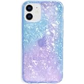 Velvet Caviar Compatible with iPhone 12 Mini Case for Women Cute - 10ft Drop Tested - Protective Phone Cover (Blue Opal Quartz)