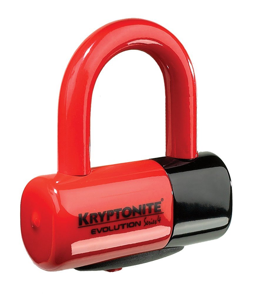 Kryptonite Unisex's Evolution Disc Lock-Red, 14 Millimeter