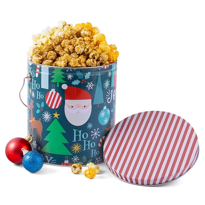 christmas popcorn tins amazon