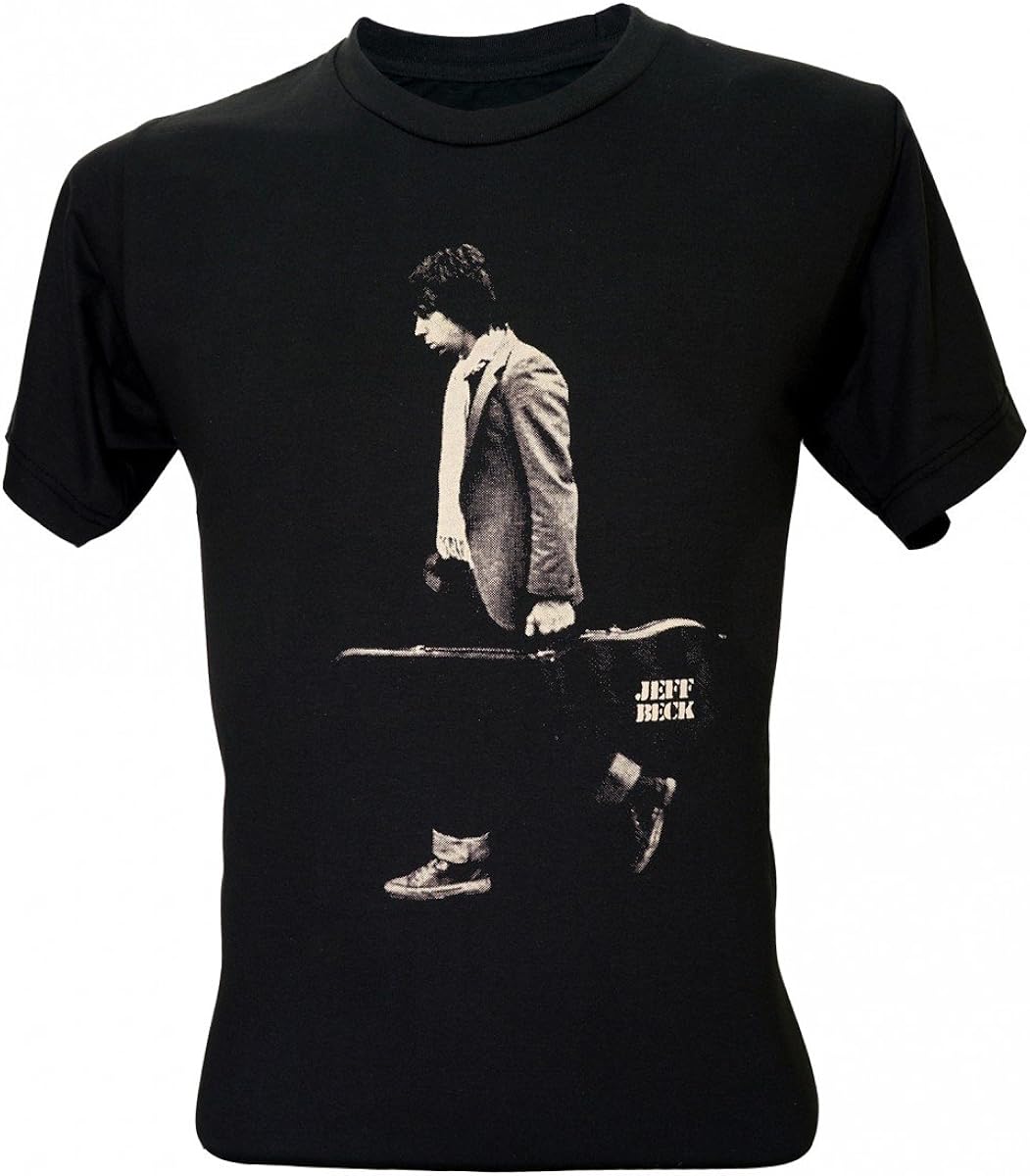 Amazon.com: Lectro Men's Jeff Beck Guitarist The Yardbirds Rock T-Shirt