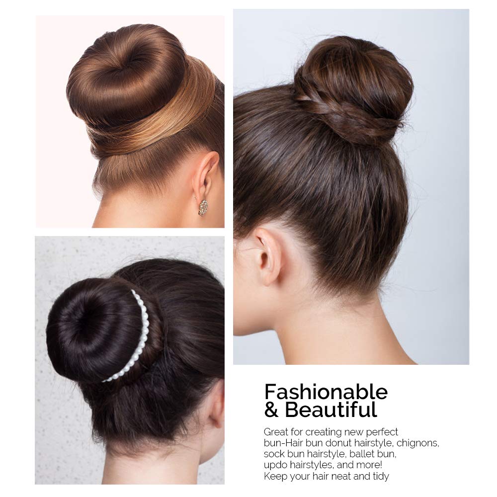 Amazon Com 8pcs Hair Donut Bun Maker Fandamei Hair Bun Maker Set