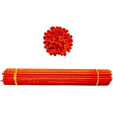 Generic COE 33 Colored Glass Rods &ndash; Orange &ndash; 1 Pound Borosilicate Glass for Lampworking, Glassblowing, Jewelry Making, and Crafts &ndash; High Thermal Resistance (Various Thicknesses) [1LB]