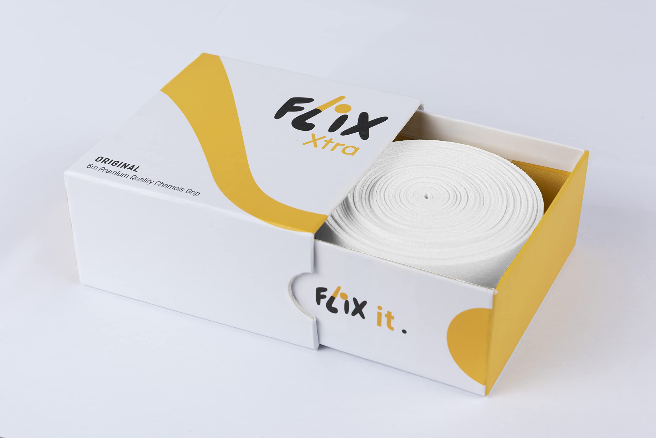 Hockey Grip | Flix Xtra 6 metre Chamois - White | Extra Long Premium Chamois