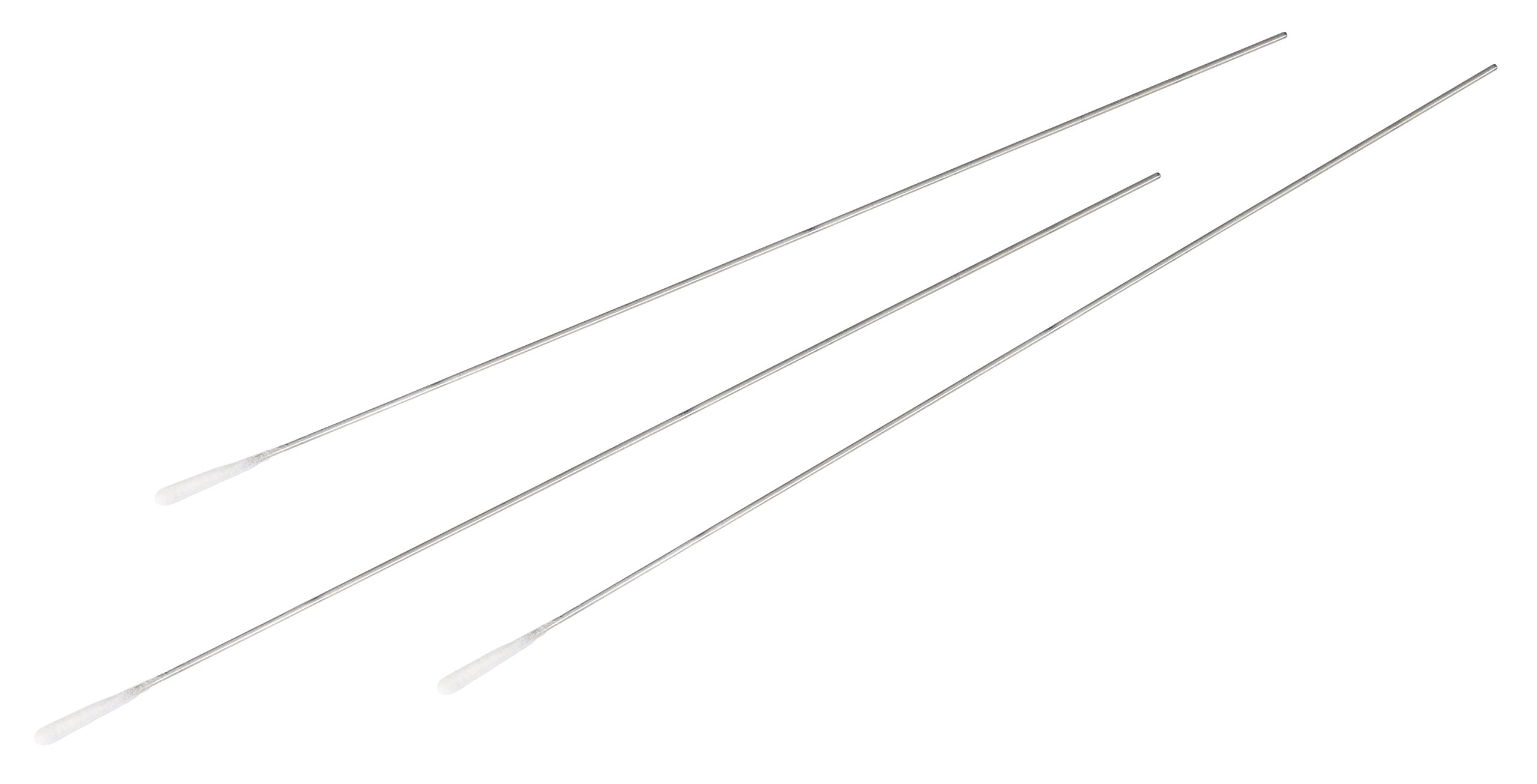 neoLab 2-1022 Cotton Swabs Aluminium Handle 150 mm Head 2 mm Pack of 100
