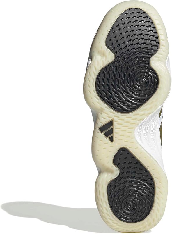 Hombre Courtstabil Indoor Performance Shoes, FTWR White/Gold Met./Core Black, 44 EU — foto 7 de 7
