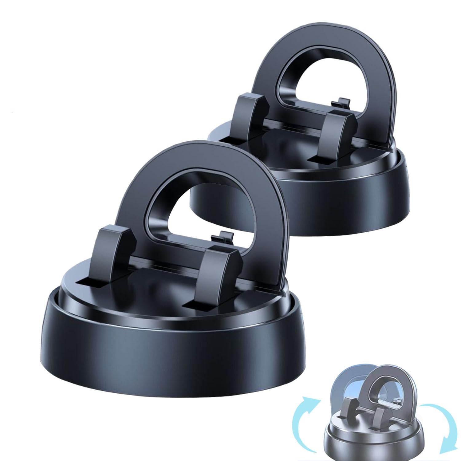 Photo 1 of 2PC Car Phone Holder 360-Degree Rotation