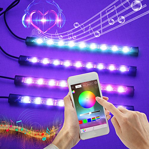 AMBOTHER LED RGB Music Interior Lights