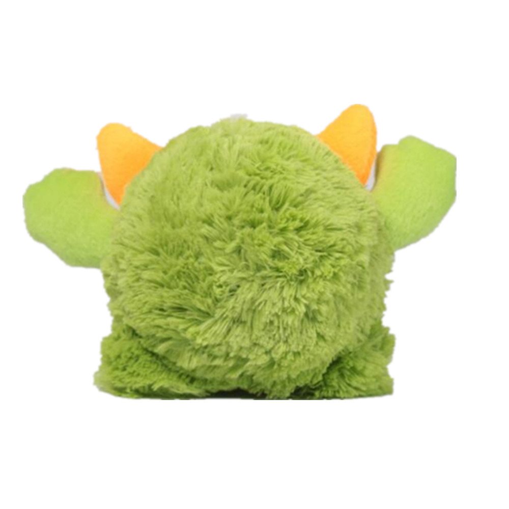 huglove Big Dog Plush Squeaky Ball Toys for Exercise Entertainment Boredom Crazy Bouncer Toy Floating Ball for Medium and Large Dogs Green