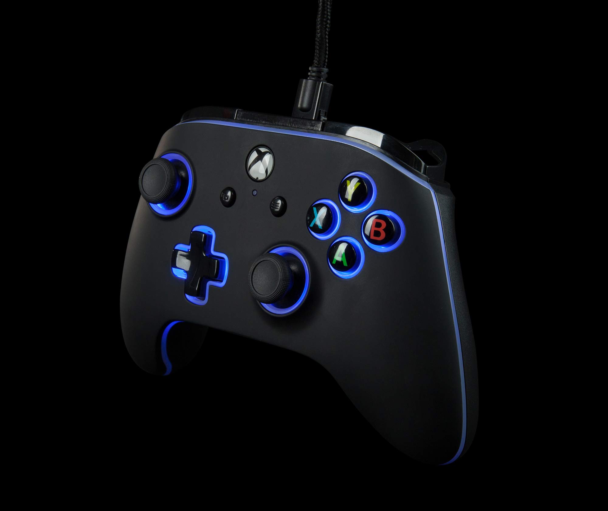 PowerA Spectra Enhanced Illuminated Wired Controller for Xbox One, gamepad, wired video game controller, gaming controller, Xbox One, works with Xbox Series X|S