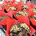 Decony Large Red Tulip Baking Cup Liners -MADE IN THE USA -Muffin Cupcake Paper Liners -100 pack Great for large cupcakes and muffins