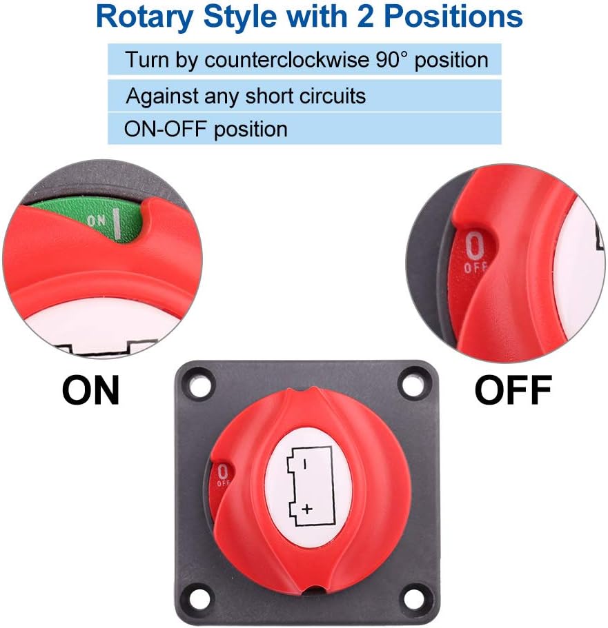 Nstart Boat Battery Cut Shut Off Kill Switch 12v 48v Marine