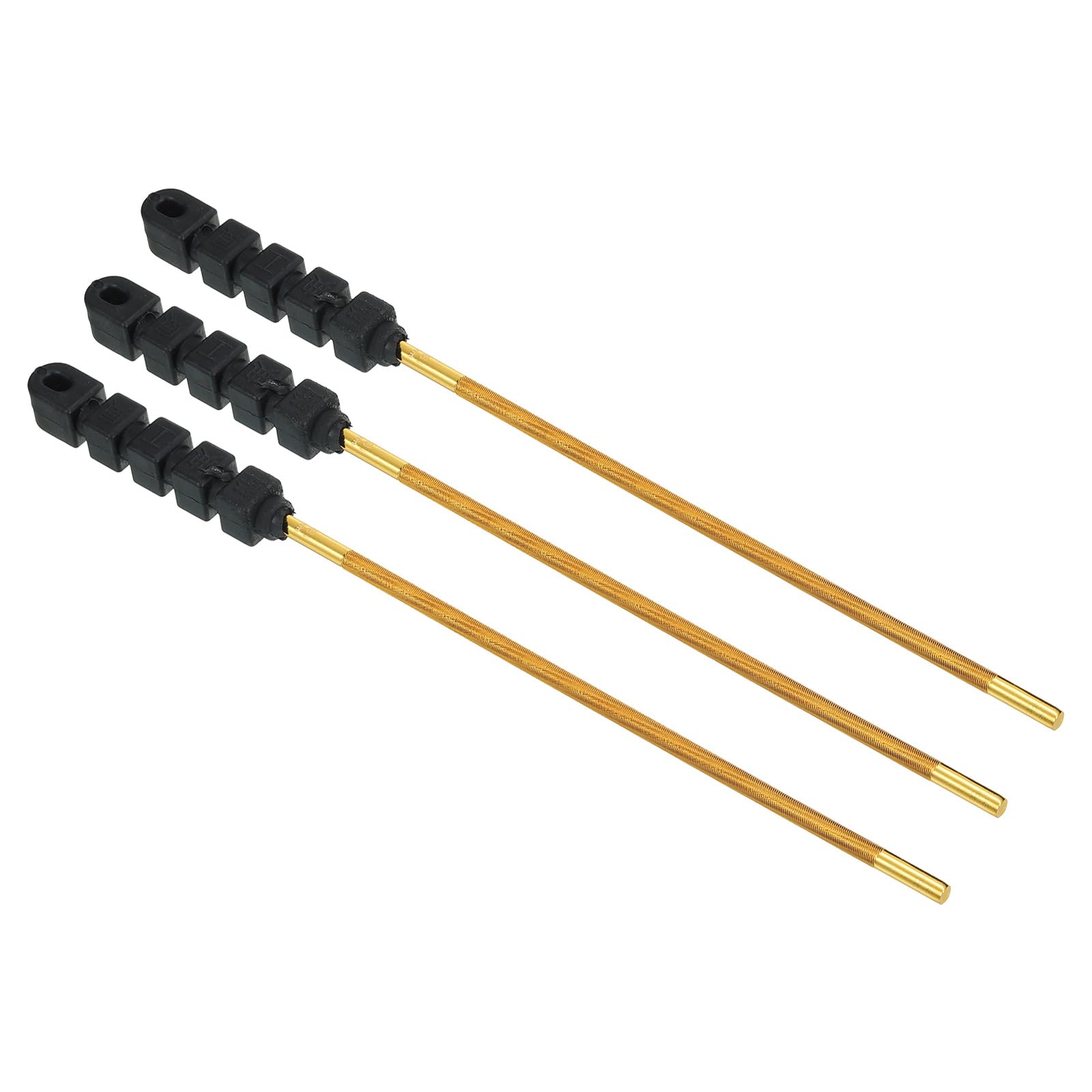 PATIKIL Chainsaw Chain Sharpening File, 5 Pack 7/32-Inch (5.5 mm) Round Chain Saw Sharpener Tool with Plastic Handle for Chainsaw, Black Gold