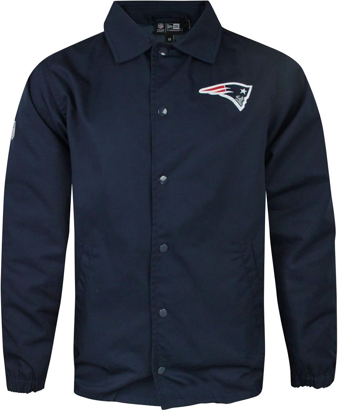 Amazon Com New Era Nfl New England Patriots Team Coach Men S Jacket Blue Clothing