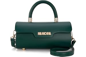 Milan Chiva Small Purses for Women Designer Mini Top Handle Purse Cute Handbags Barrel Shape Purse