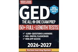 GED EXAM PREP: The All-in-One Study Guide to Hit Your Best Score and Pass on Your First Try | Ace All 4 Subjects in 2 Weeks with Clear Explanations, Full-Length Tests, and Proven Strategies