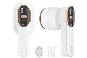 Steamer for Clothes, Wjiang Handheld Steamer Iron Portable Travel Steamer Mini Iron with LCD Display, 1000W Clothes Steamer Fast Heat-Up Fabric Steamer Support Dry and Wet Ironing for Home Travel