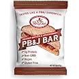 Betty Lou's PB&J Bars, Peanut Butter & Strawberry Snack, Gluten Free, Vegan, Non GMO, Deliciously Healthy Snacks, Individually Wrapped, 2 Oz Each (12 Pack)