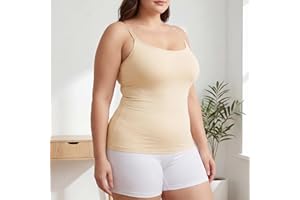 Camisole Tops for Women, Seamless Shapewear Cami Tank Top, Everyday Layering Camisole