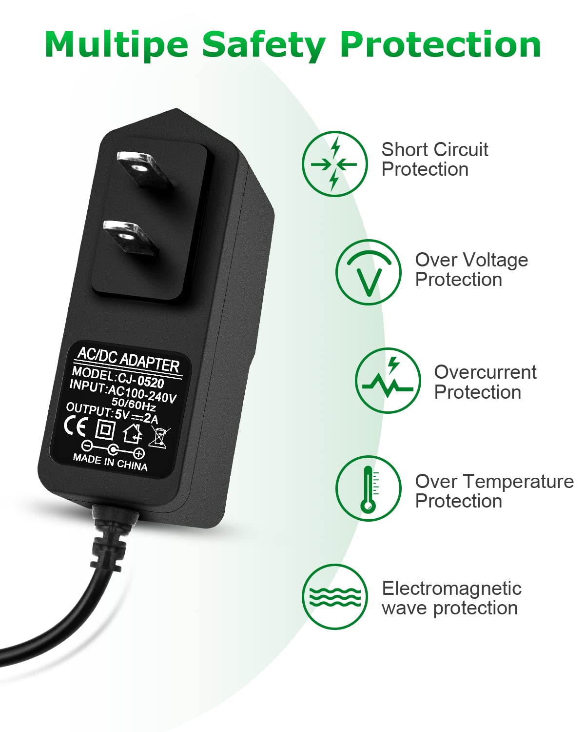 110V-240V Naar 5V 2A Ac Dc Adapter Voeding Lader E... – Vicedeal