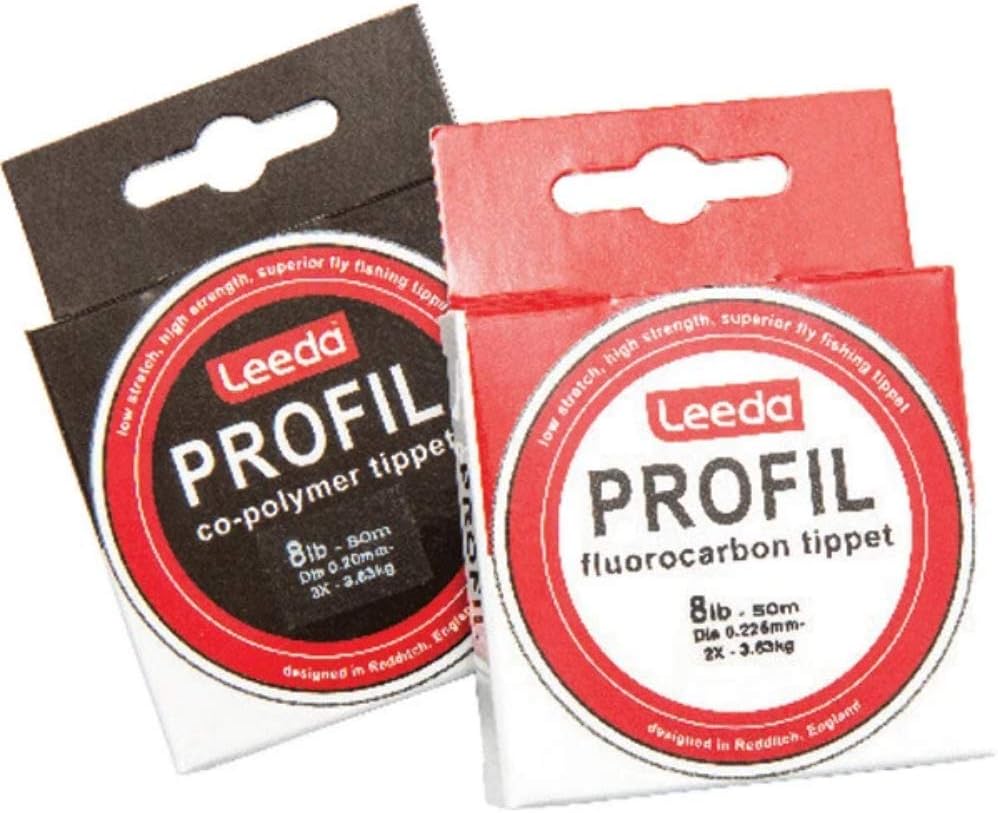 Profil Leeda Co-Polymer Tippet 50m*6 Sizes*3-10lb*2-7X*Fly Fishing Leader Line