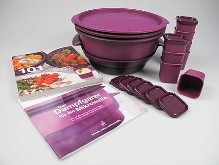 Tupperware Microondas Micro Gourmet Vaporera, Vapor, moldes (8 ...