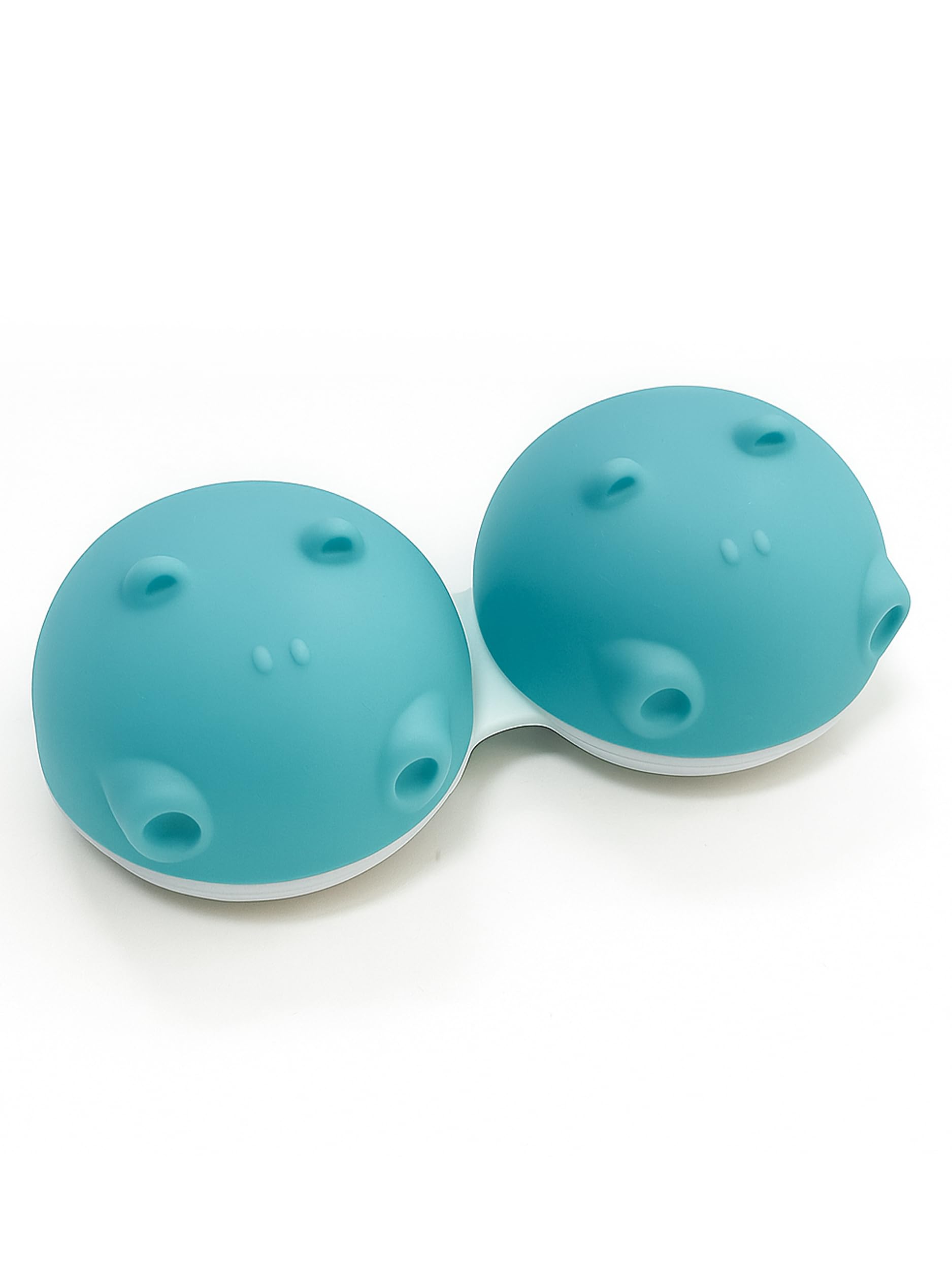 SPORTS WORLD VISION 1PC Blue Hippo Fun Contact Lens Case, Distinctive Cute Animal Design Contact Lenses Case Box, Portable, Lightweight, Cute & Fun Travel Storage/Soaking Lens Solution Case