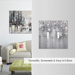 Winter Snowflake 2 Gang Light Switch Plate Cover