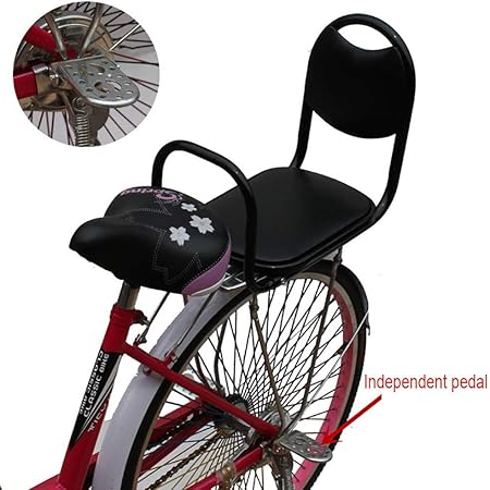 FHGH Silla Bicicleta NiñO,Asiento Trasero De Bicicleta Asiento Trasero para Bicicleta Asiento para Bebé Asiento para NiñOs Bicicleta De Seguridad para NiñOs Sentado Solo Pedal: Amazon.es: Hogar