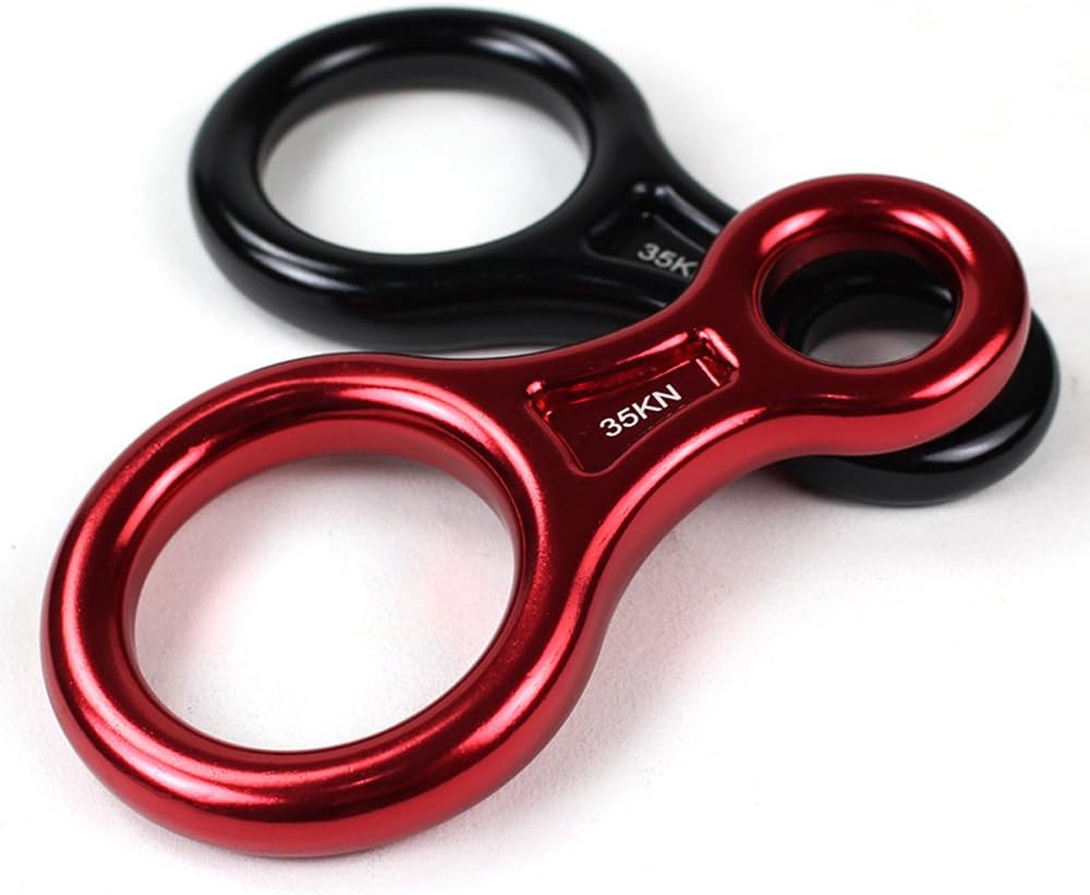 CdyBox 35KN Figure 8 Rescue Descender Super 8 Belay Rappel Rock Climbing Equipment : Sports & Outdoors