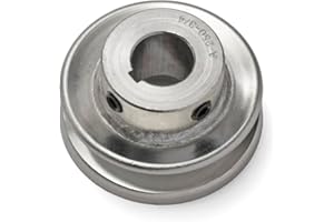 T TERRE Terre Products, V-Groove Drive Pulley, General Purpose Pulley for Power Transmission, Outside Diameter 2-1/2", Inside Diameter 3/4"