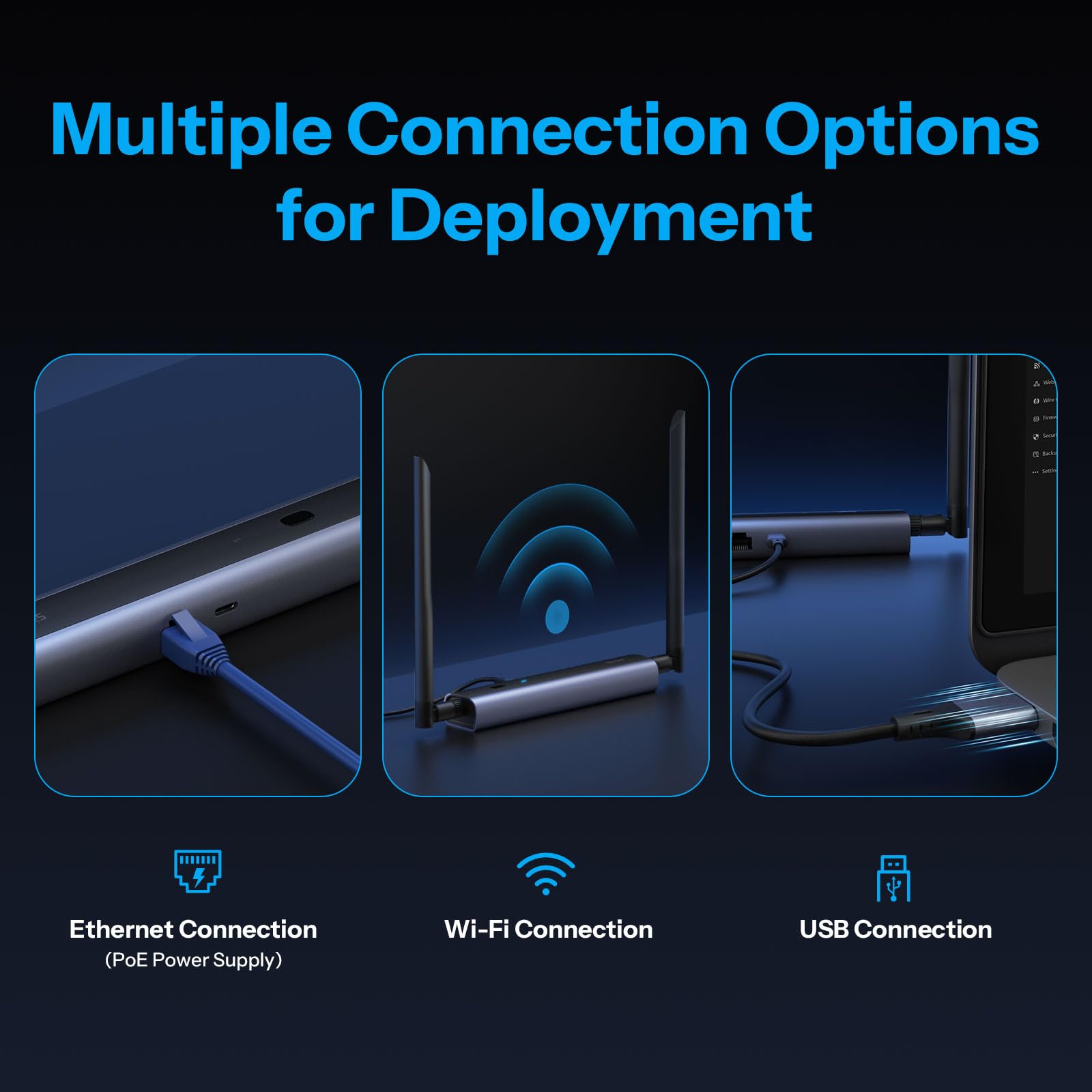 SONOFF Zigbee/Thread PoE Dongle Max, unterstützt Ethernet-, Wi-Fi- und USB-Verbindungen, Zigbee-Gateway mit EFR32MG24&ESP32D0, Zigbee-Stick für Home Assistant oder Zigbee2MQTT 2