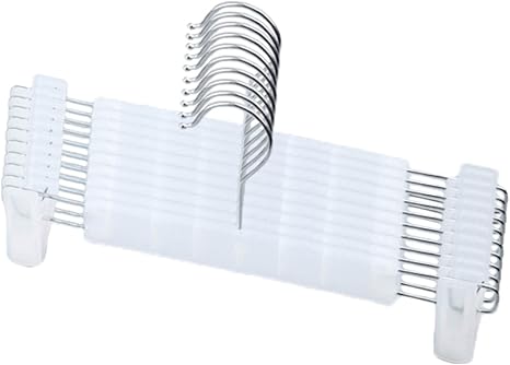 Amazon Co Jp Felimoa ズボンハンガー スカートハンガー クリップハンガー すべらない ハンガー 省スペース 洗濯 頑丈 すべり落ちない 便利なハンガー 幅28 全3色 クリア ホーム キッチン