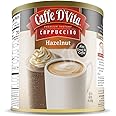 Caffe D'Vita Hazelnut Cappuccino Mix - Instant Hazelnut Coffee, Gluten Free, No Cholesterol, No Hydrogenated Oils, No Trans Fat, 99% Caffeine Free - 2 Lb Can
