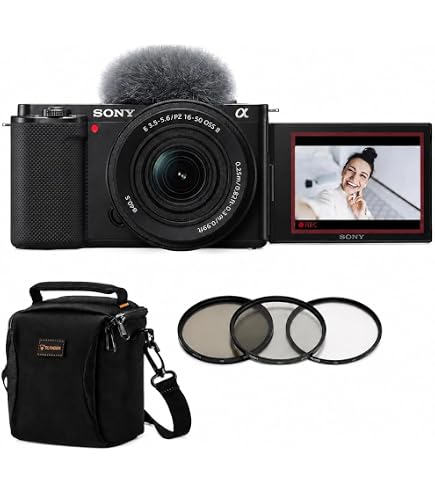 Amazon.com : Sony ZV-E10 Mirrorless Interchangeable Lens Vlogging