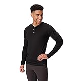 Men's Merino Long Sleeve Henley by Woolly | RWS