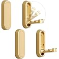 Aazon.co: CARELIT 4 PCS Foldable Gold Wall Hooks Folding Coat Hook...